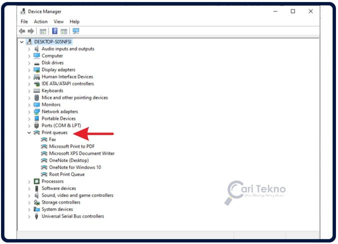 cara mengatasi printer yang tidak boleh dibaca dengan device manager