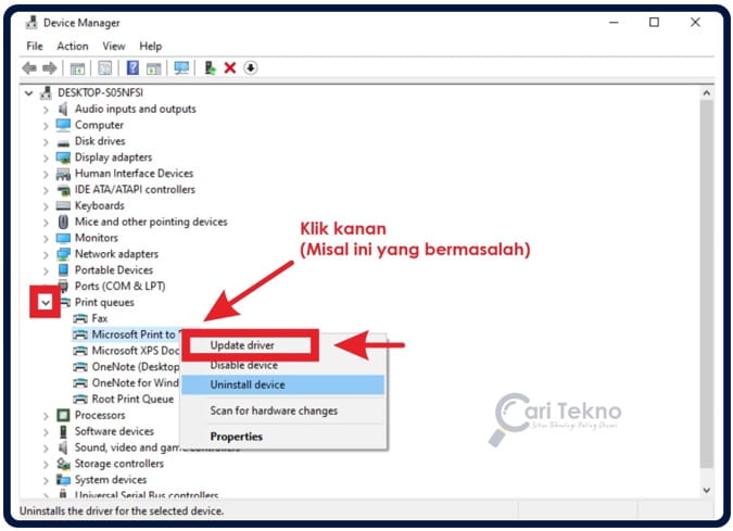 cara update driver printer terkini