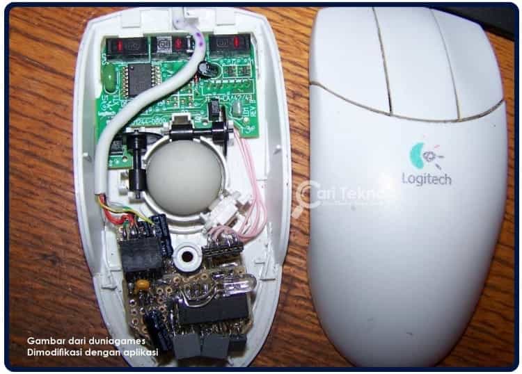 Ball atau Mechanical Mouse