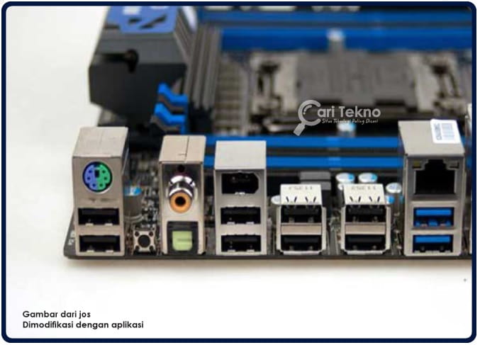 ciri motherboard rosak port-port tidak aktif