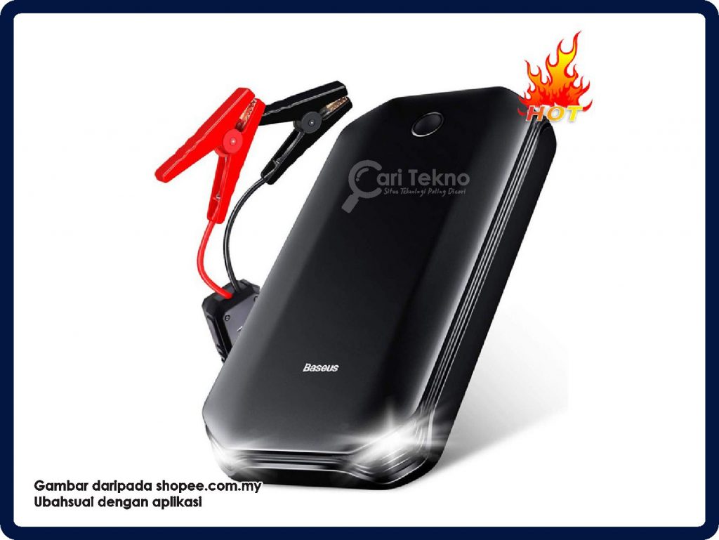 baseus jump starter power bank 12v auto start device 800a