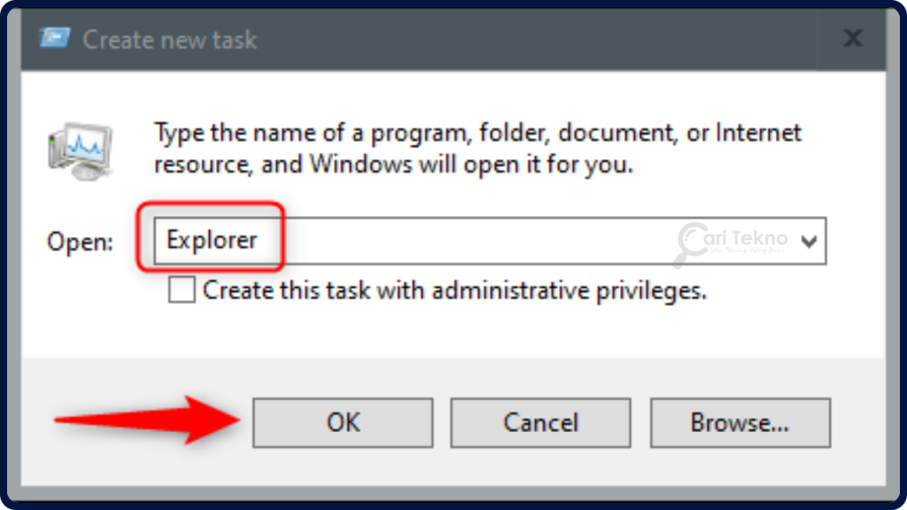 create new task explorer