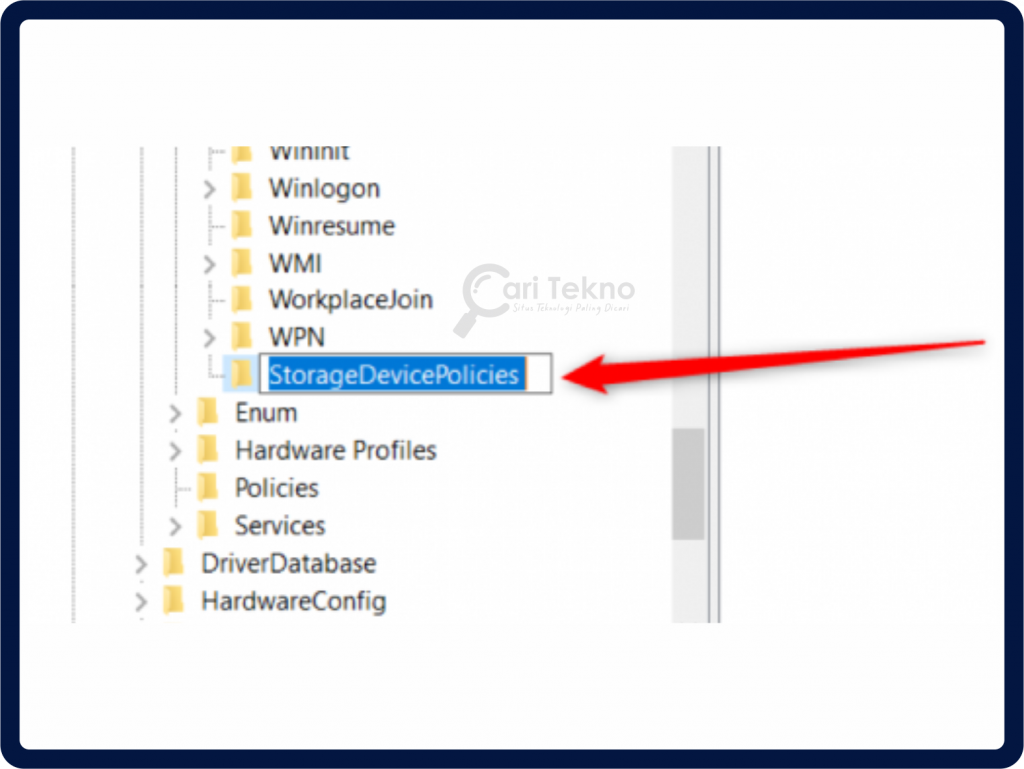 rename registry editor folder