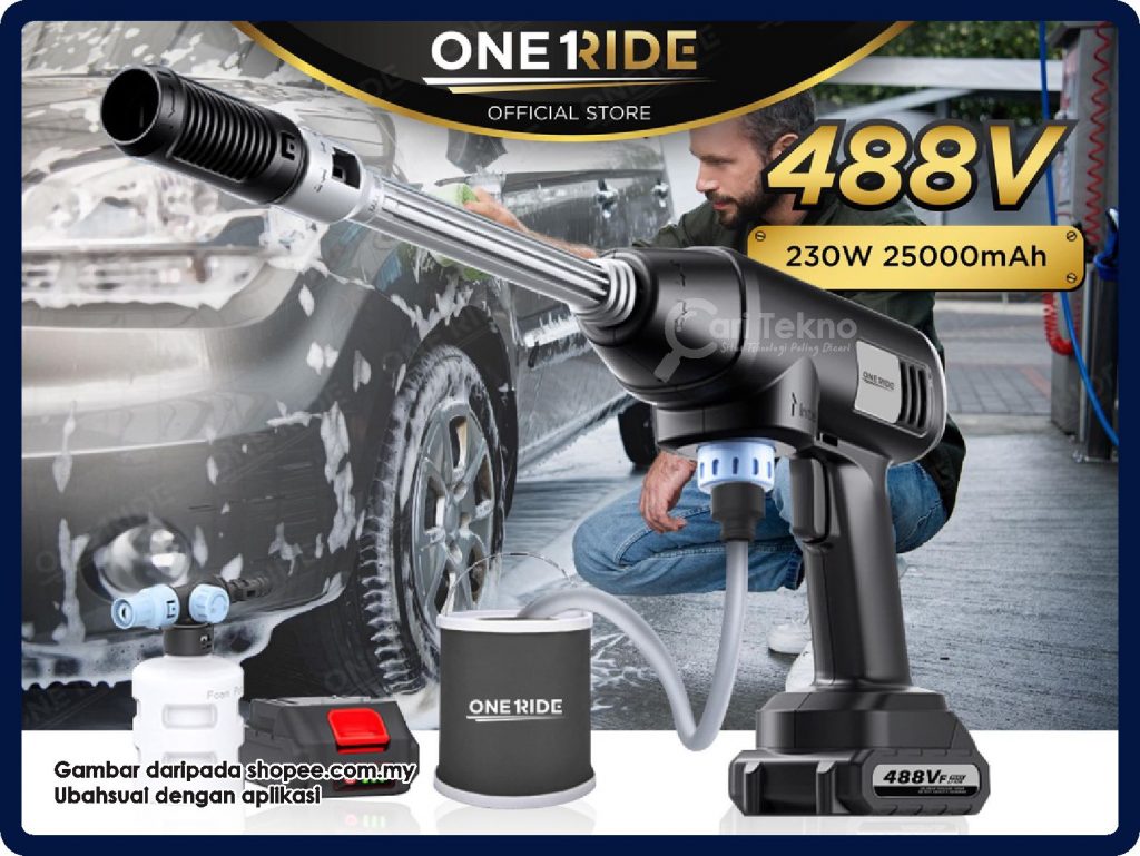 oneride water jet cordless