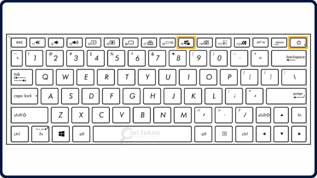 keyboard f9 power button
