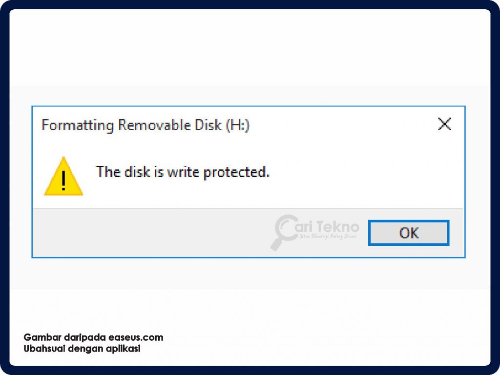 apa maksud write protected