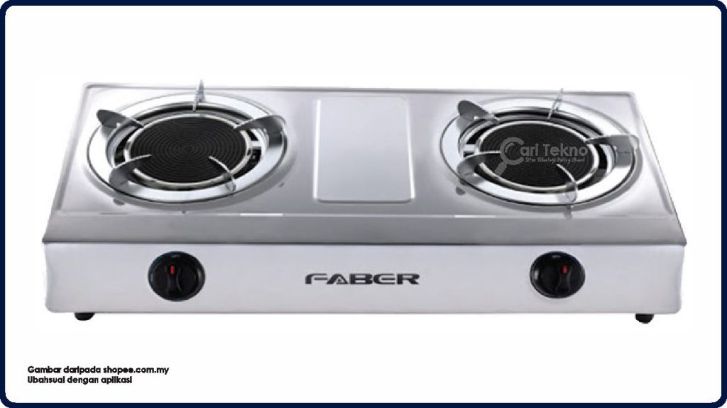 dapur gas faber infrared gas stove fs casa 1515