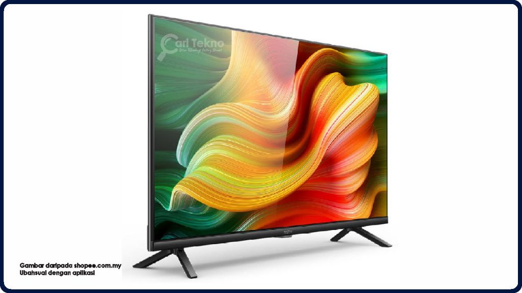 realme android smart full hd led tv frameless chroma enhancement screen (43")