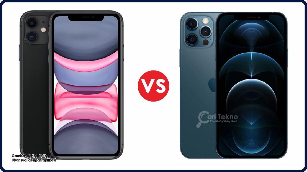 beza iphone 11 dan 12 pro