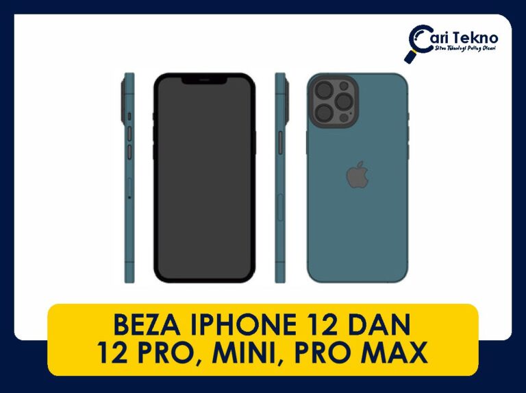 beza iphone 12 dan 12 pro, mini, pro max review penuh