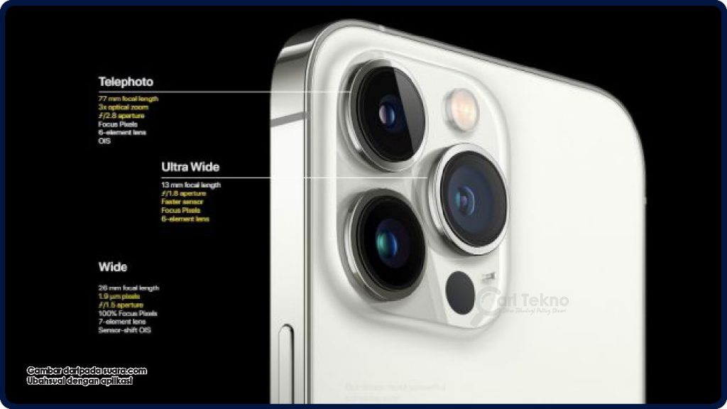 camera iphone 12 pro max dan 13 pro max