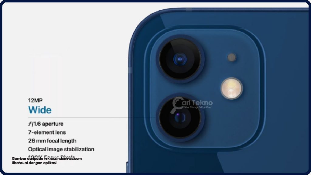 camera iphone 12 mini dan 12 pro