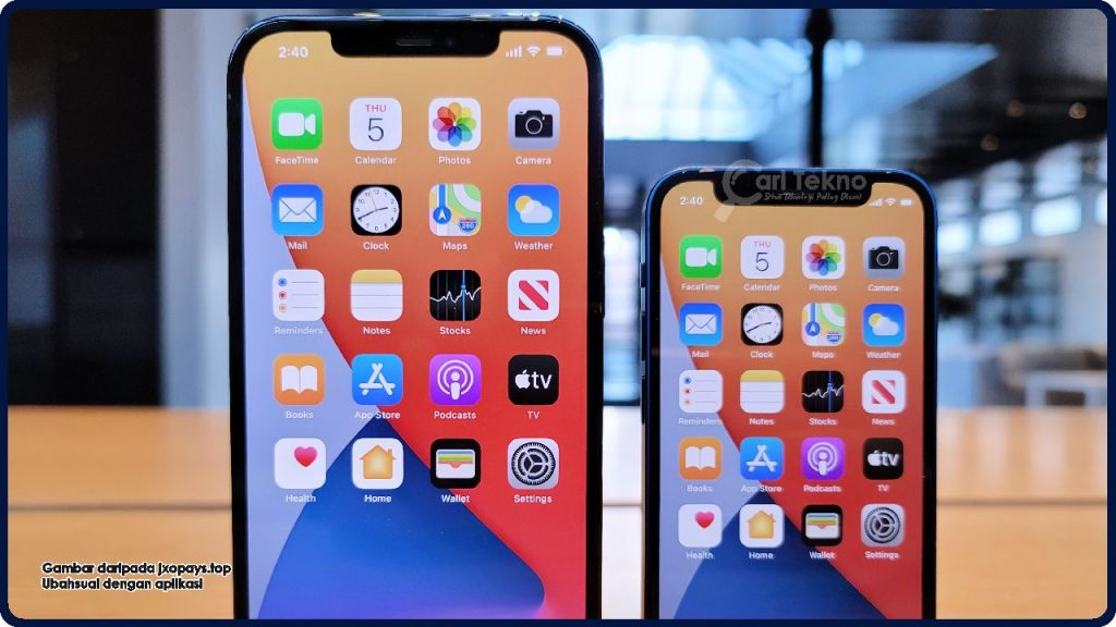 display iphone 12 mini dan 12 pro