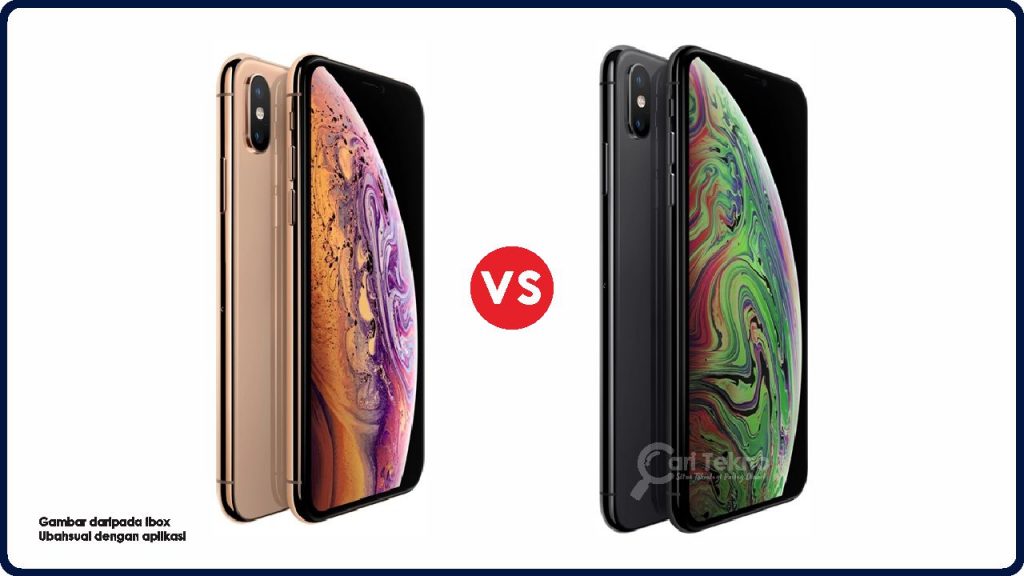 perbandingan dan perbezaan antara iphone xs dan xs max