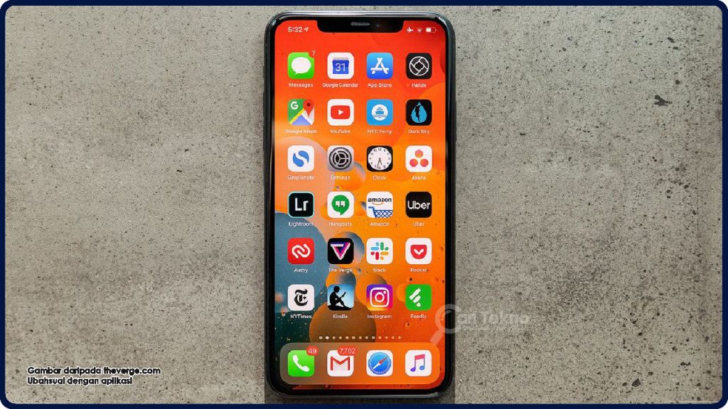 reka bentuk iphone 11 pro dan 11 pro max