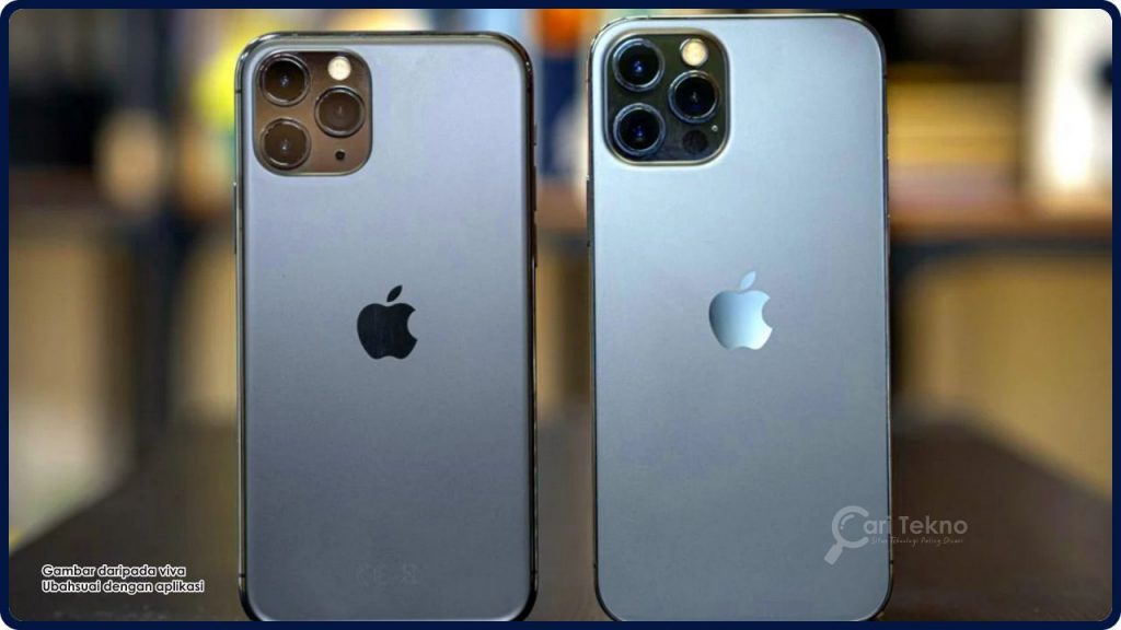 reka bentuk iphone 11 dan iphone 12