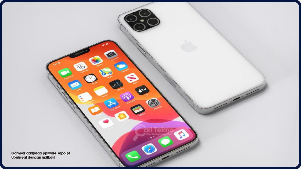 reka bentuk iphone 12 mini dan 12 pro