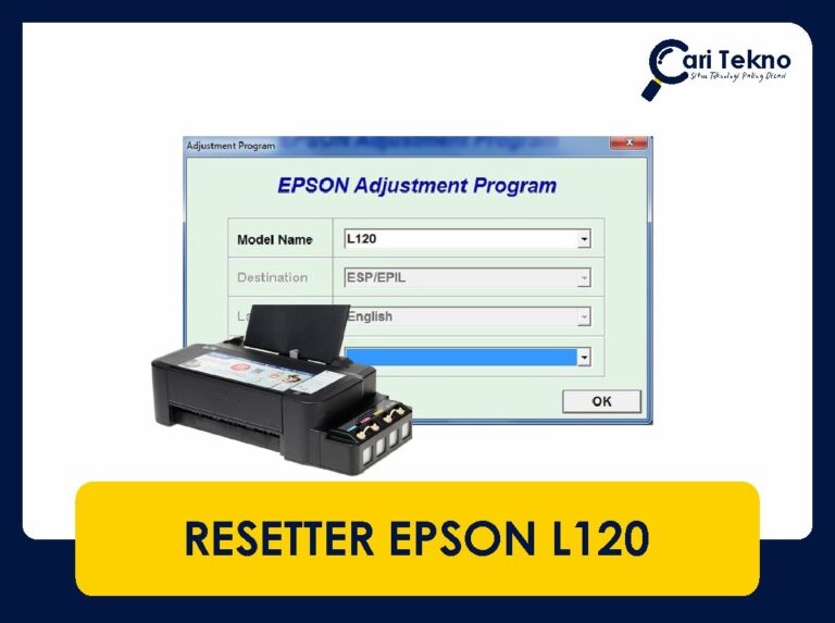 resetter epson l120 punca & cara reset epson l120