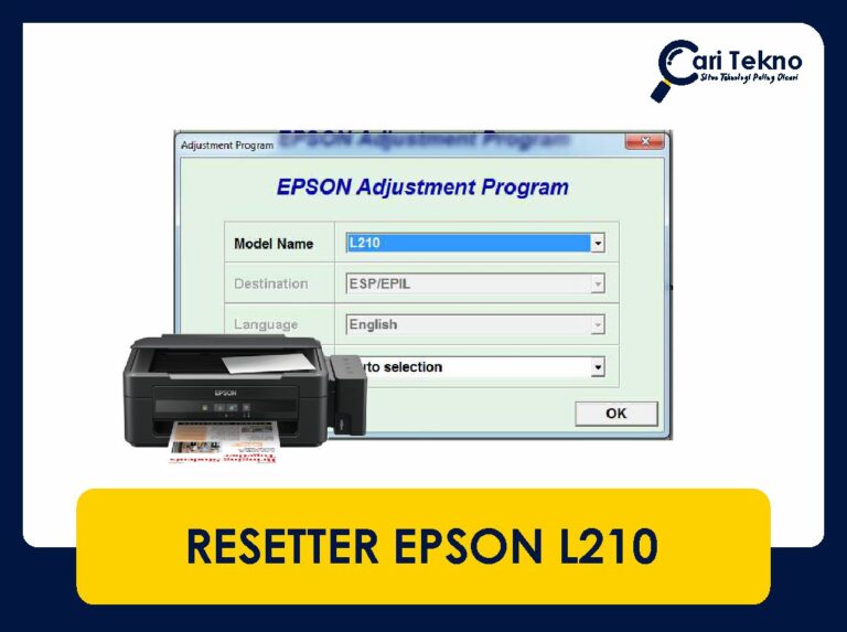 resetter epson l210 punca & cara reset epson l210