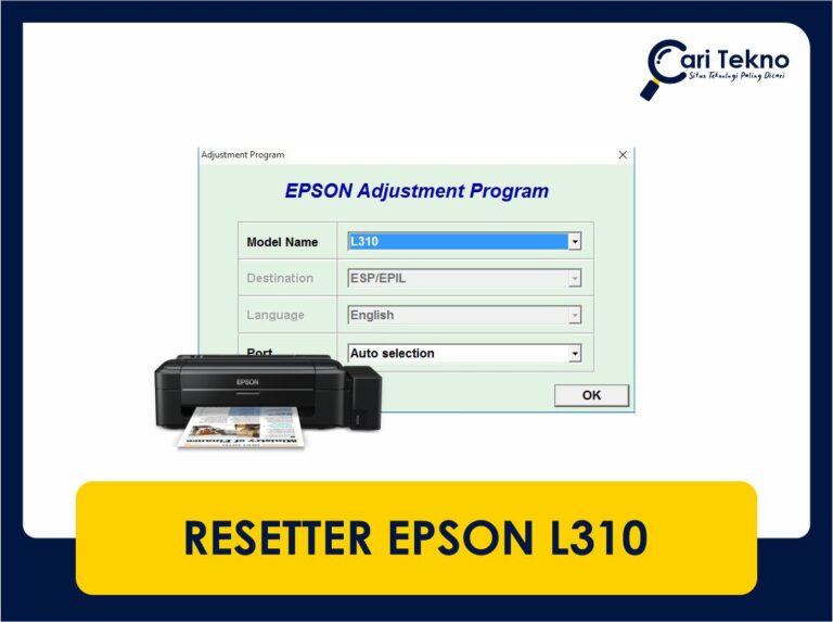 resetter epson l310 punca & cara reset epson l310