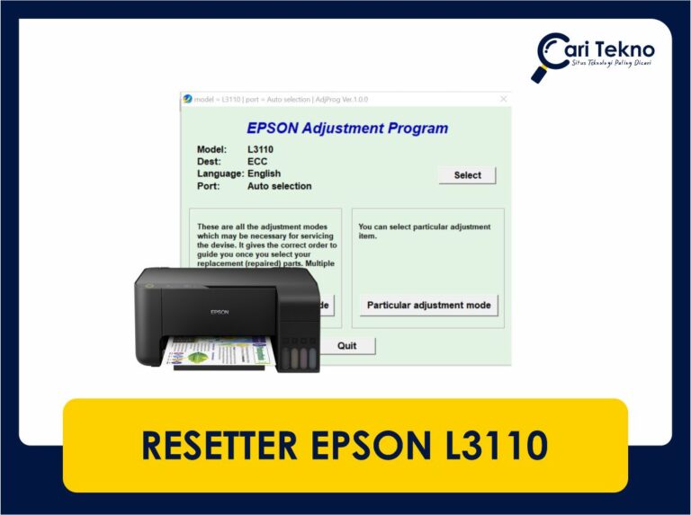 resetter epson l3110 free download, punca, cara reseta