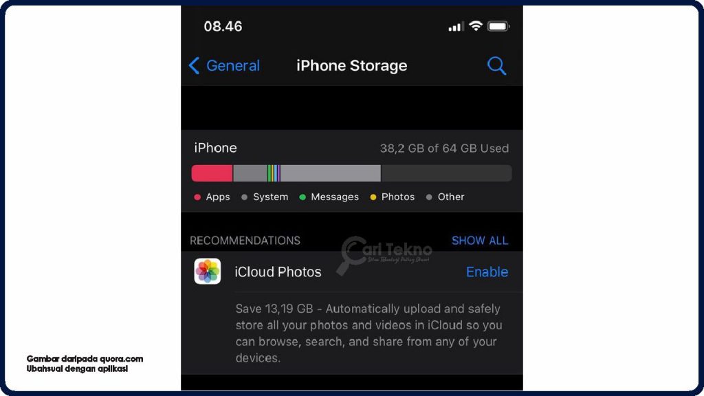 storage iphone 11 dan 12 pro