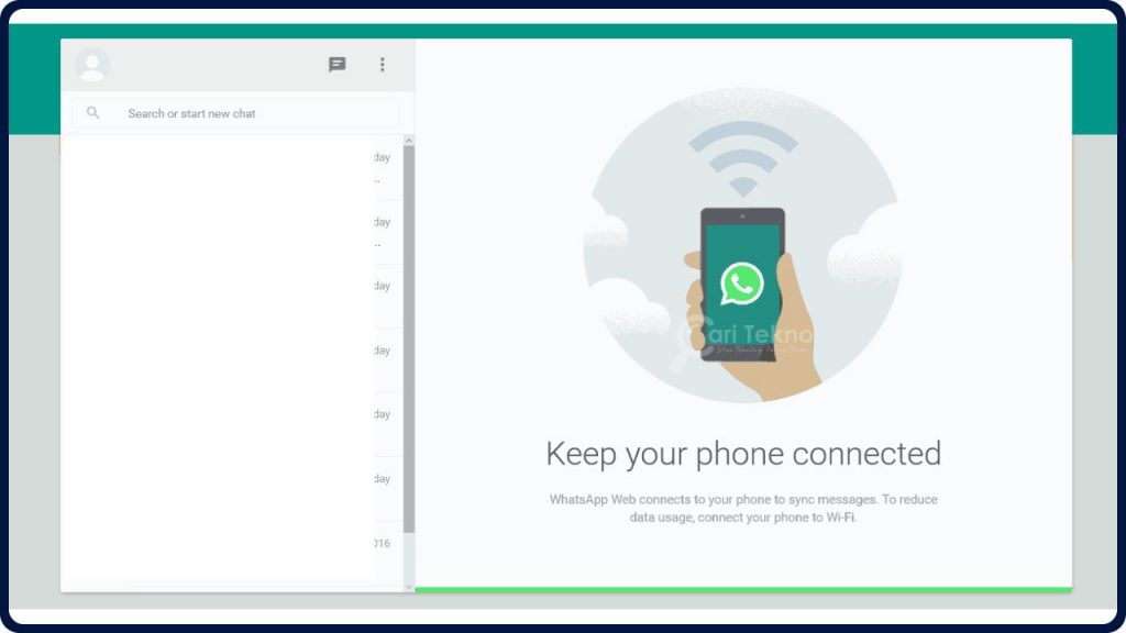 secara automatik akaun whatsapp anda disambungkan ke whatsapp web