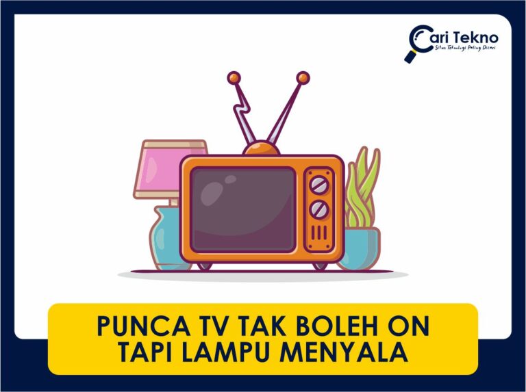 tv tak boleh on tapi lampu menyala