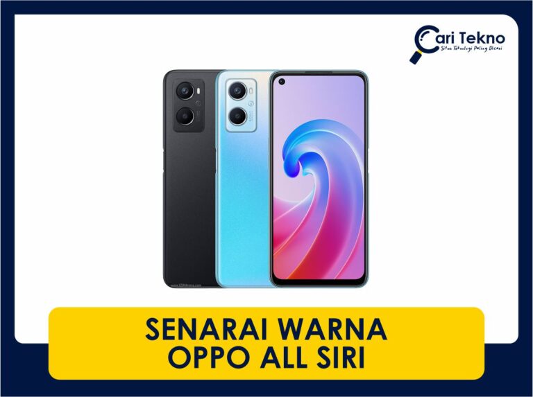 senarai warna oppo all siri jenama smartphone terbaik