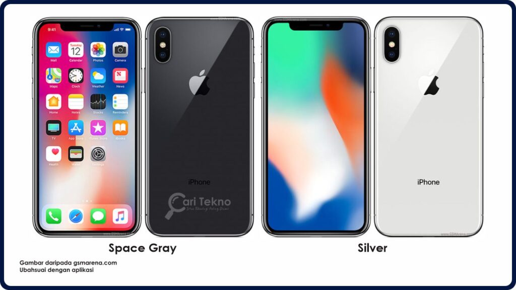 warna iphone x