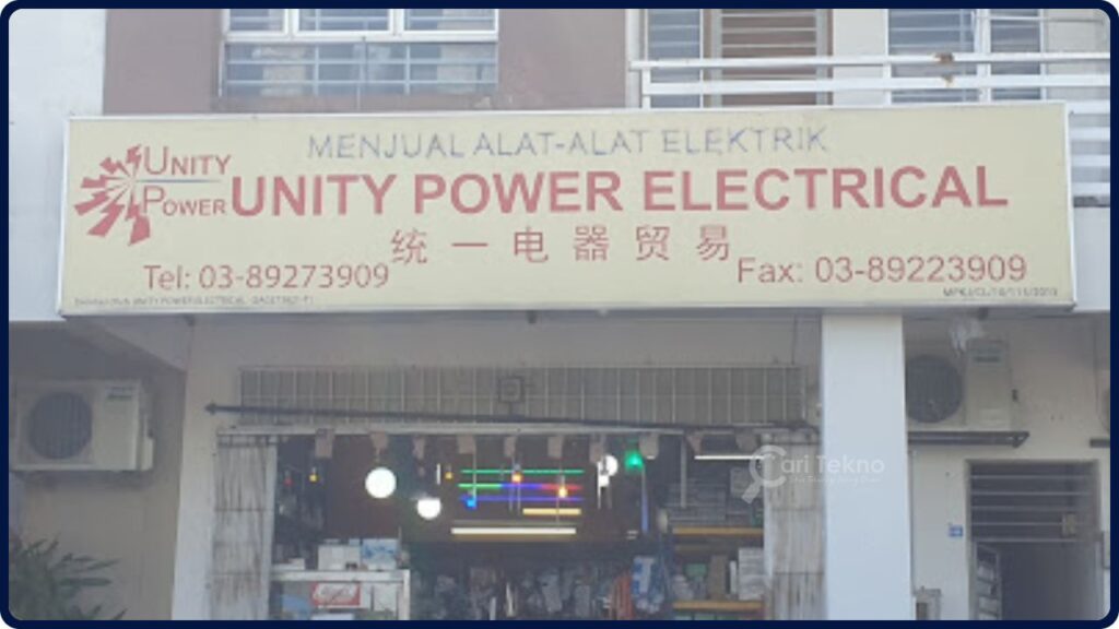 kedai elektrik unity power electrical