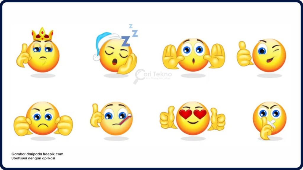 apakah maksud emoji 3