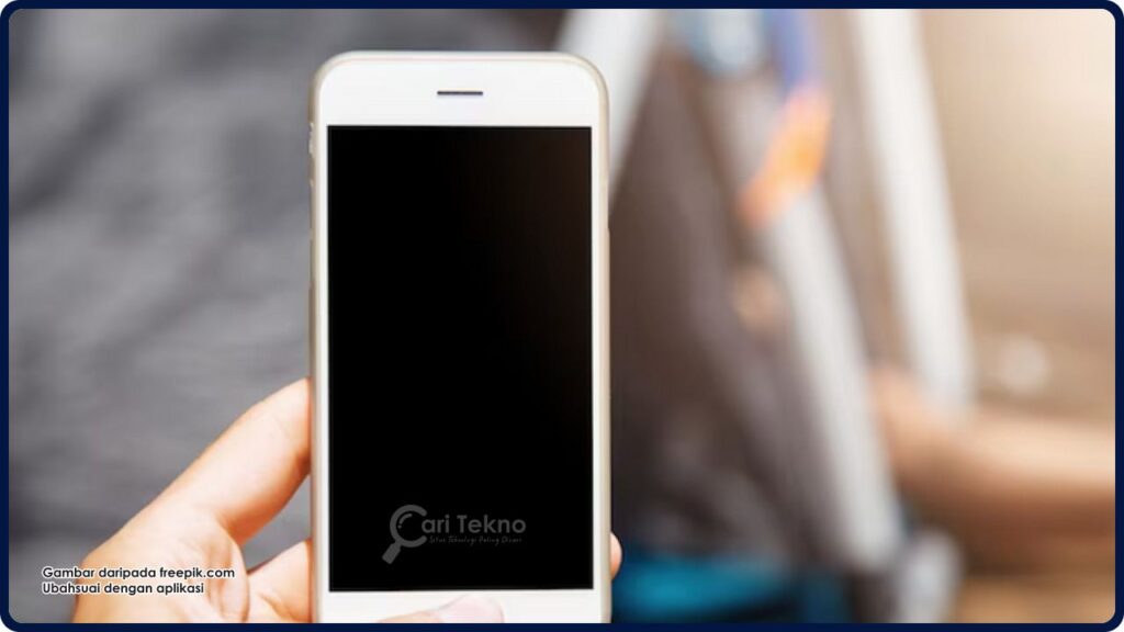 cara membaiki skrin telefon gelap atau blank