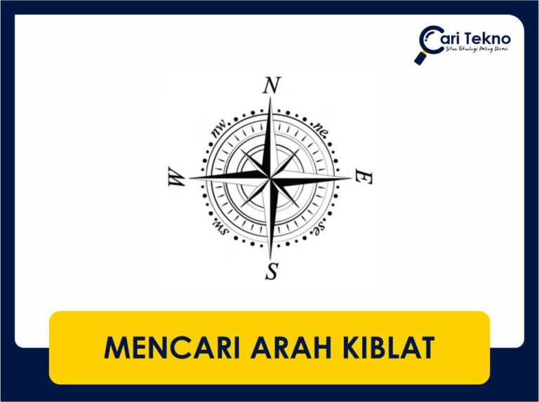 cara mencari arah kiblat dengan kompas