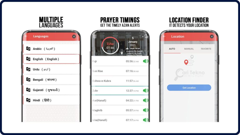 apps waktu solat terbaik prayer times - qibla & namaz