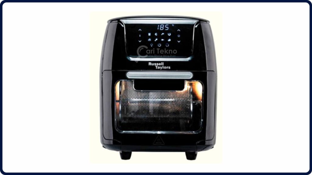 jenama air fryer terbaik russell taylors oven air fryer (12l) af-50