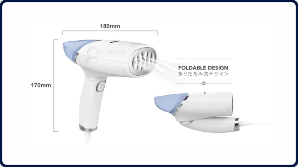 jenama steam iron terbaik samu giken garment steamer handheld model gsh101wt