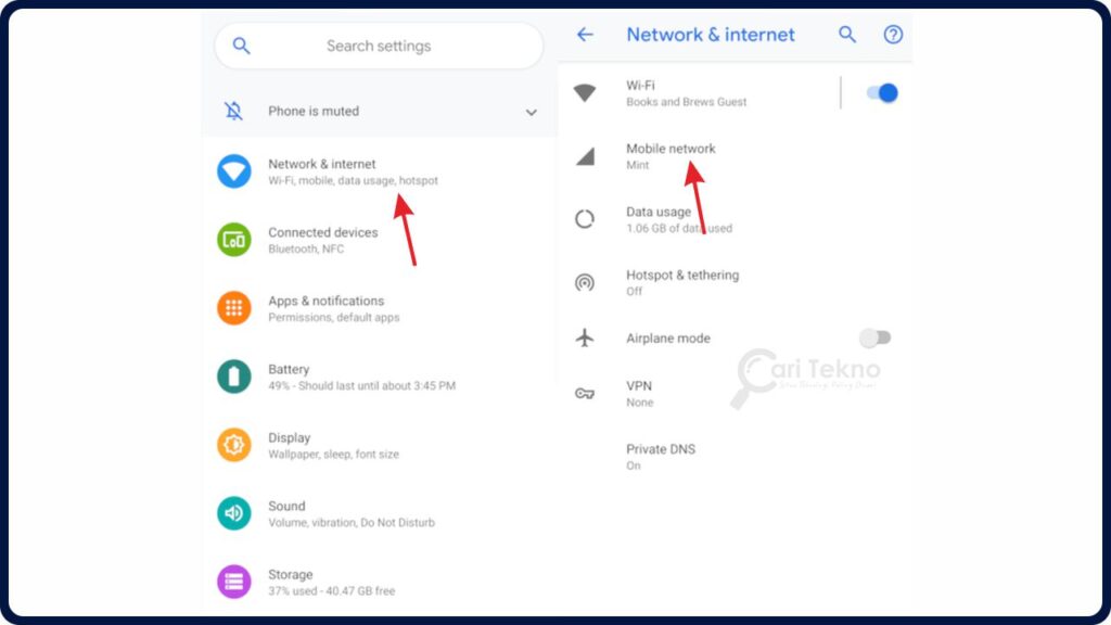 cara setting apn di android