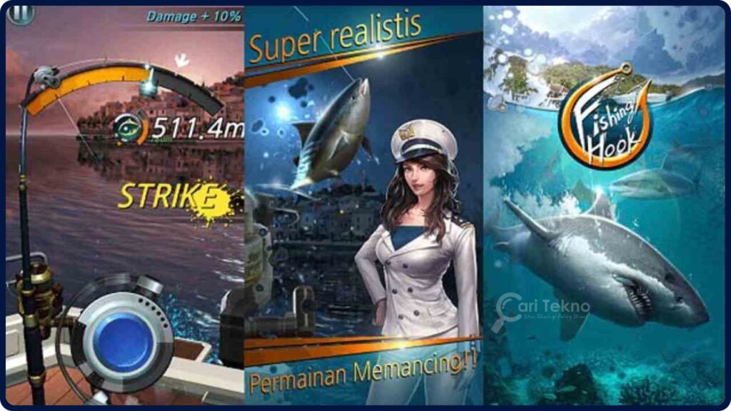 game offline terbaik fishing hook