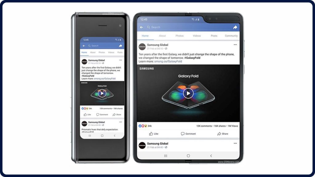 samsung lipat (flip) terbaru samsung galaxy fold