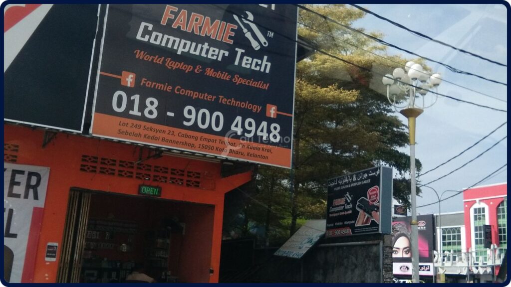 kedai baiki telefon kota bharu farmie tech - kota bharu